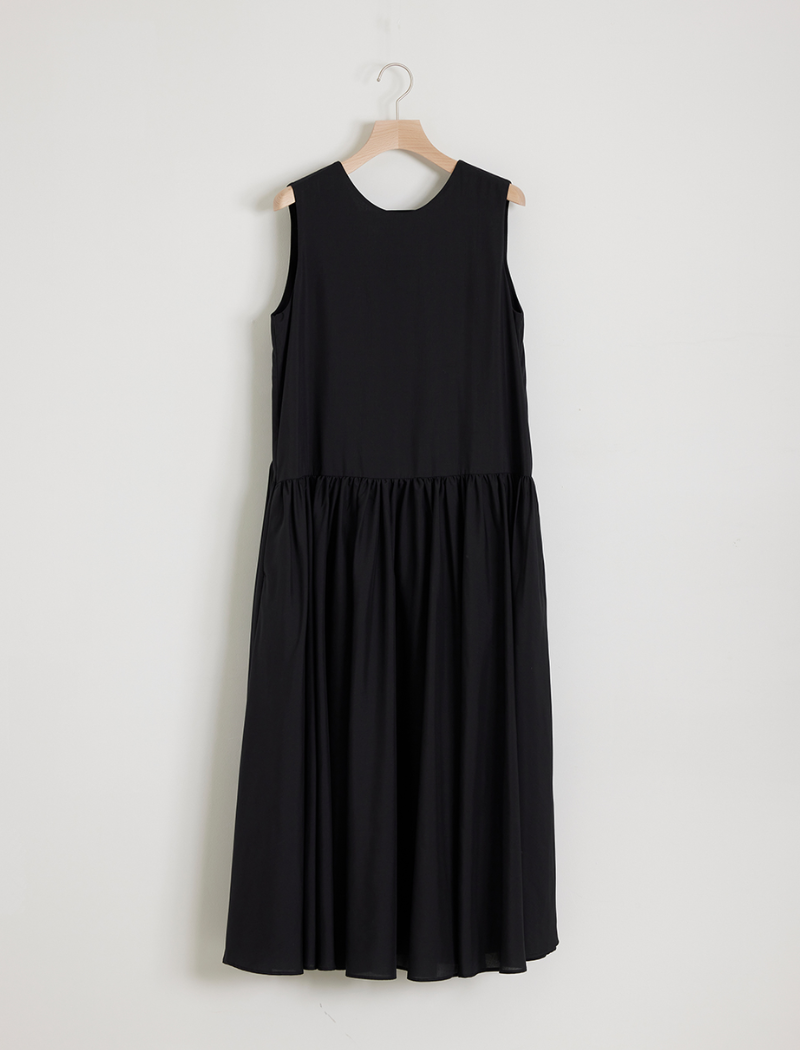 SPUN LAWN GATHERED DRESS