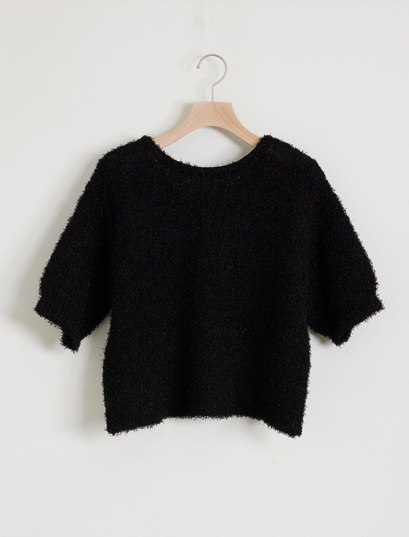 PAPER CHENILLE KNIT TEE