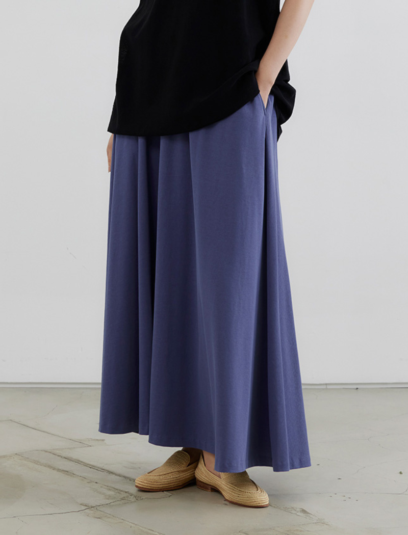 VINTAGE TWILL FLARED SKIRT