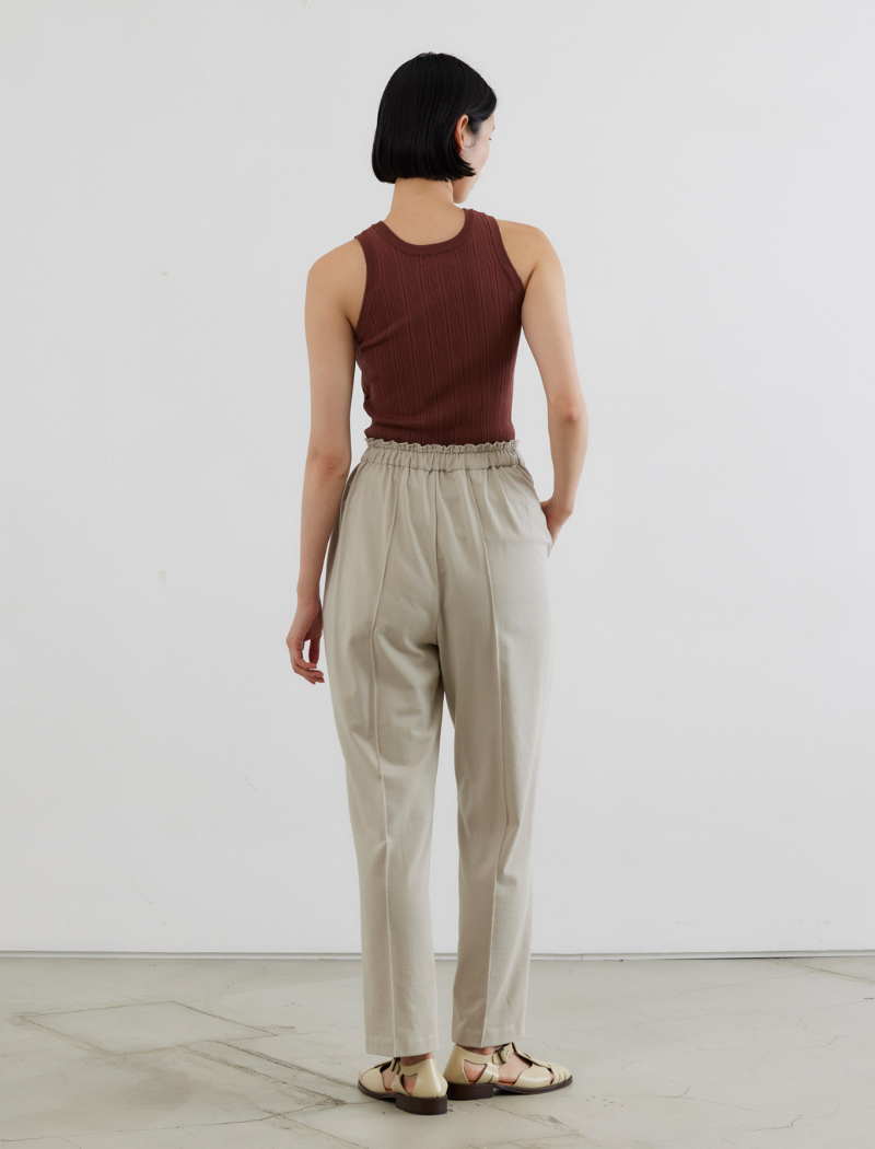 FRENCH TERRY TAPERED PANTS