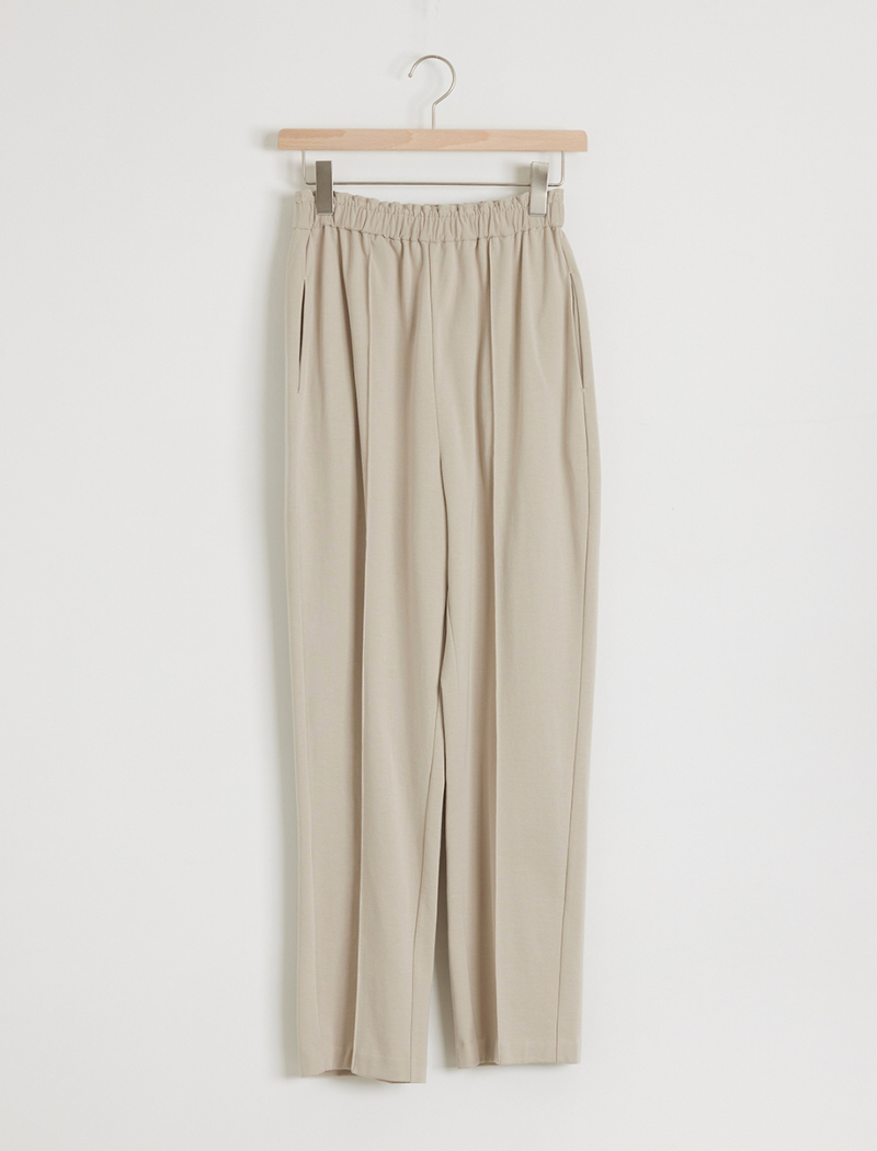 FRENCH TERRY TAPERED PANTS