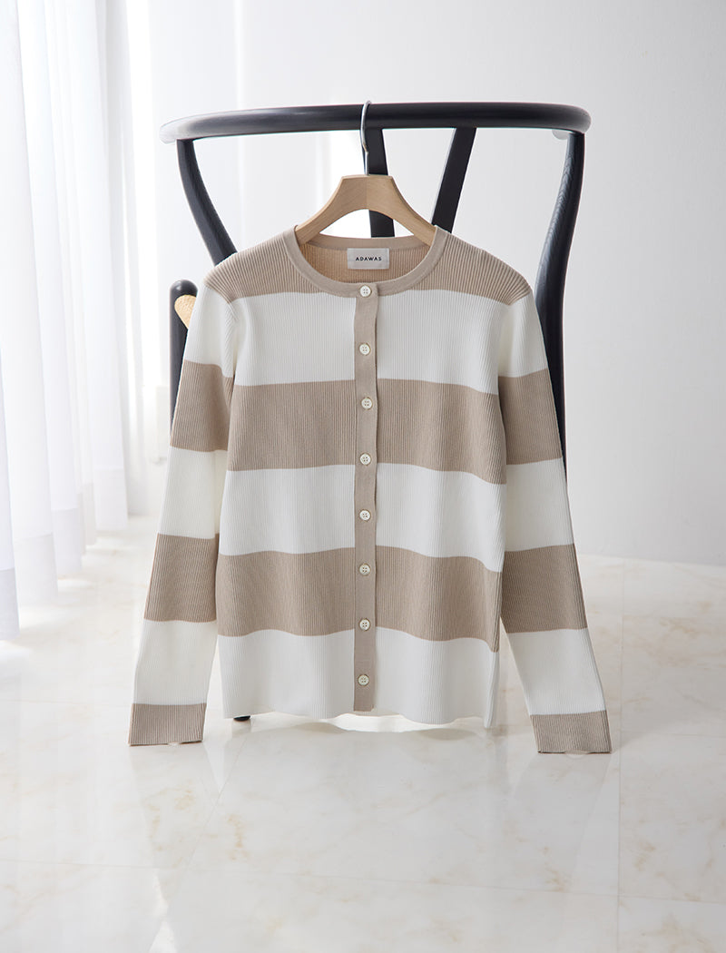 HEAVY RIB CARDIGAN