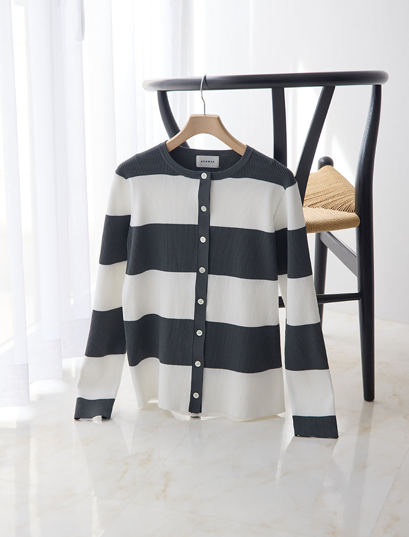 HEAVY RIB CARDIGAN