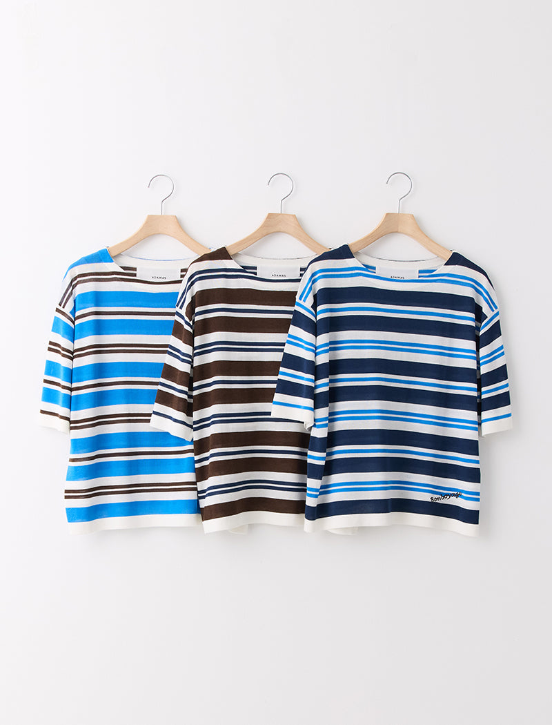 SILK BLEND KNIT TEE