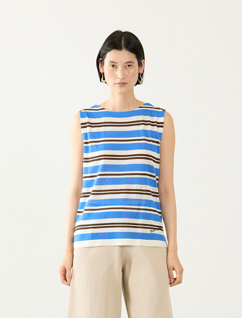 SILK BLEND KNIT SHELL