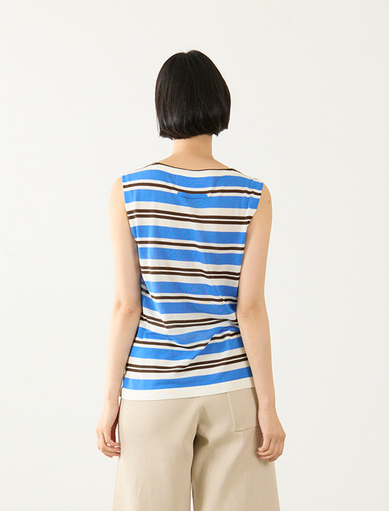 SILK BLEND KNIT SHELL