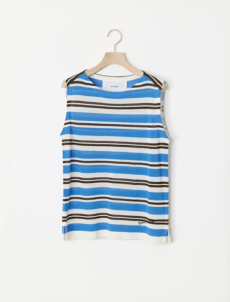 SILK BLEND KNIT SHELL