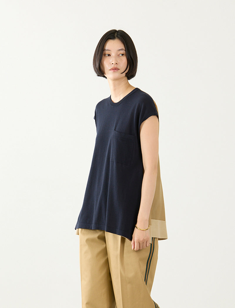 COTTON KNIT SHELL