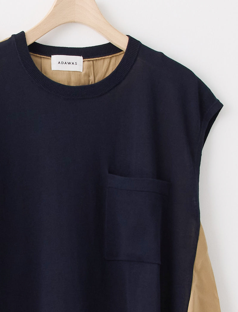 COTTON KNIT SHELL