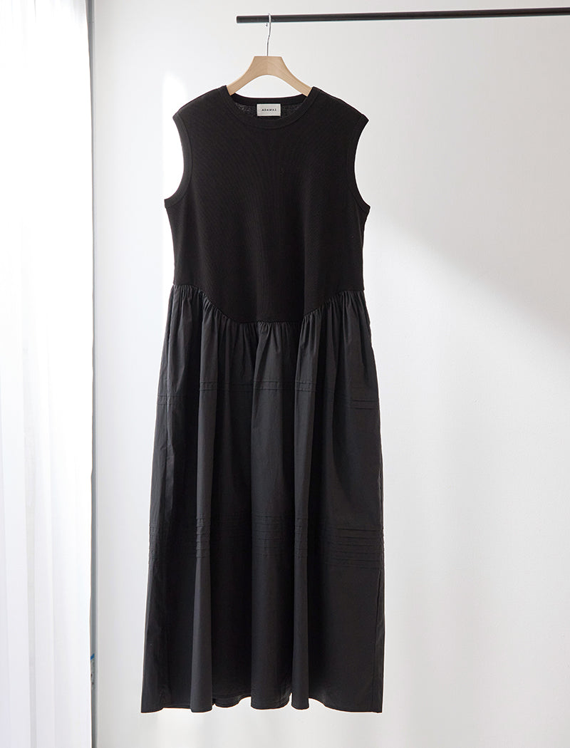 RIBBED JERSEY DRESS