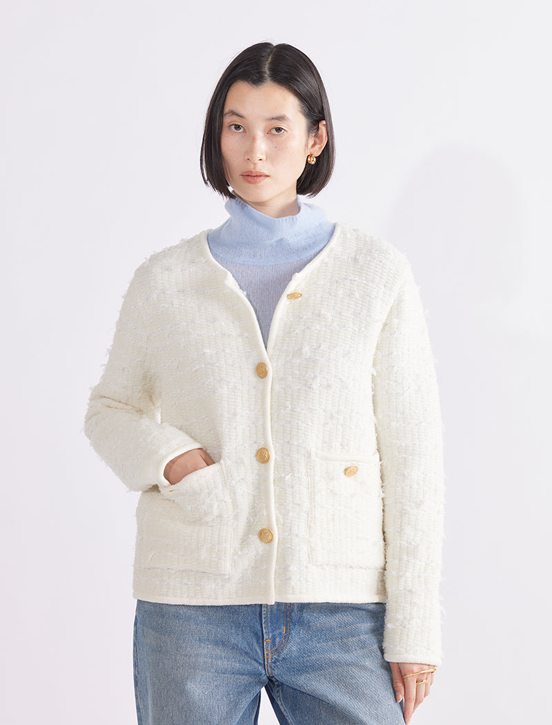 TEXTURED INLAY JACKET