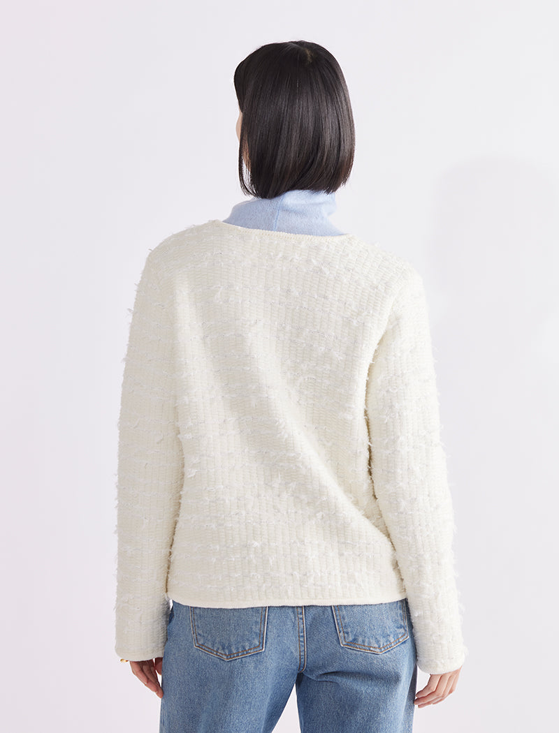 TEXTURED INLAY JACKET