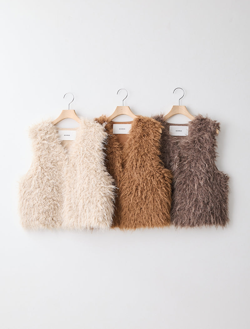 FAUX FUR VEST