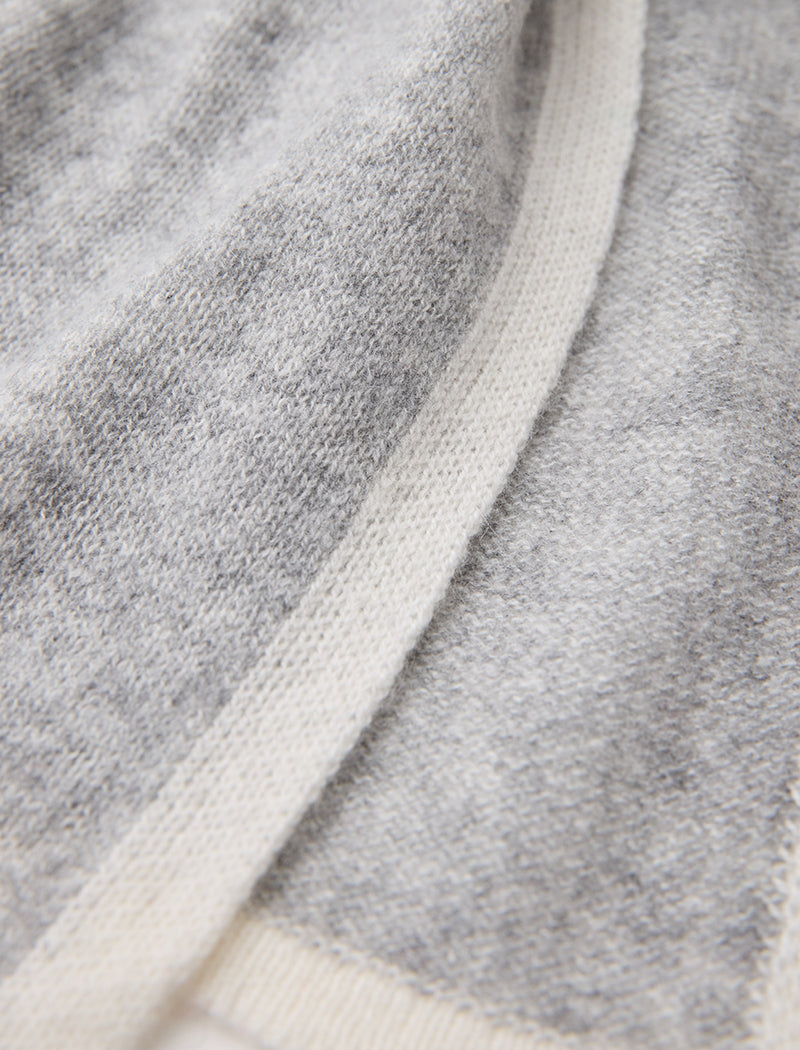 TRIMED CASHMERE STOLE