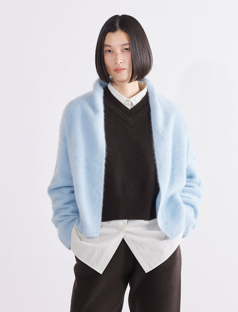 FOX CASHMERE CARDIGAN
