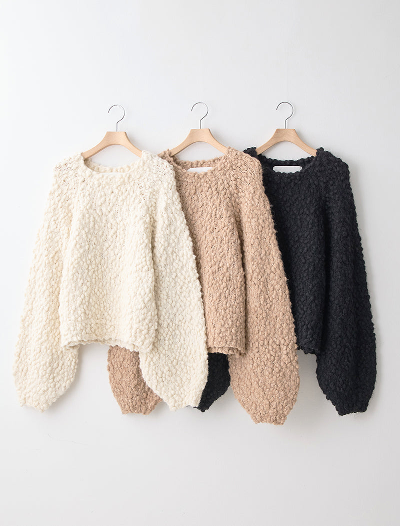 HAND-KNIT BABY ALPACA TOP