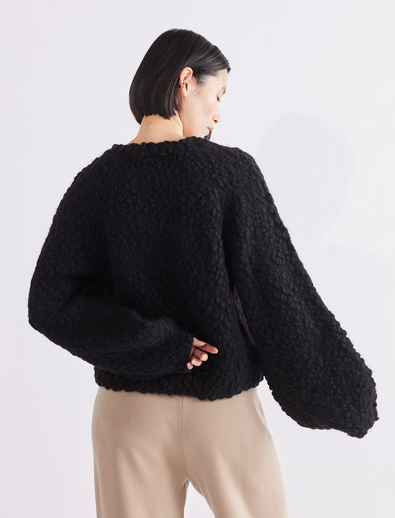 HAND-KNIT BABY ALPACA TOP