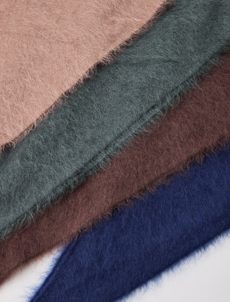 FUR CASHMERE SCARF