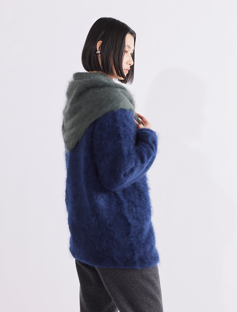 FUR CASHMERE SCARF