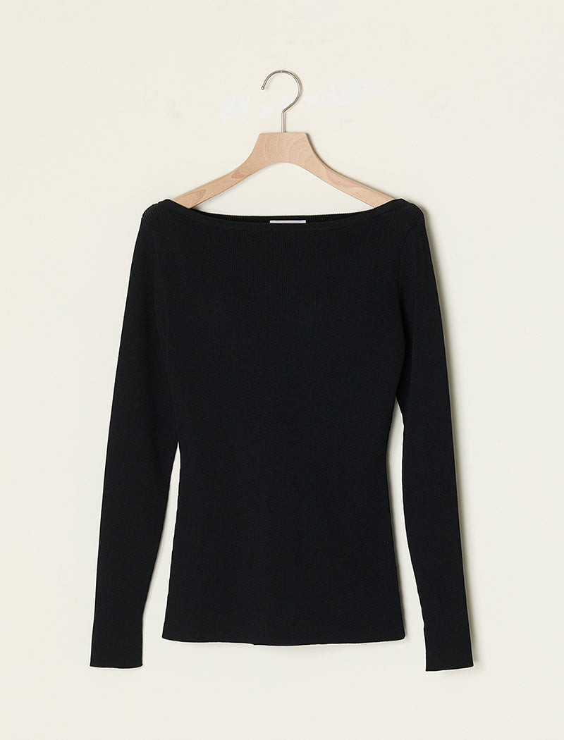 MAKE KNIT BOAT NECK