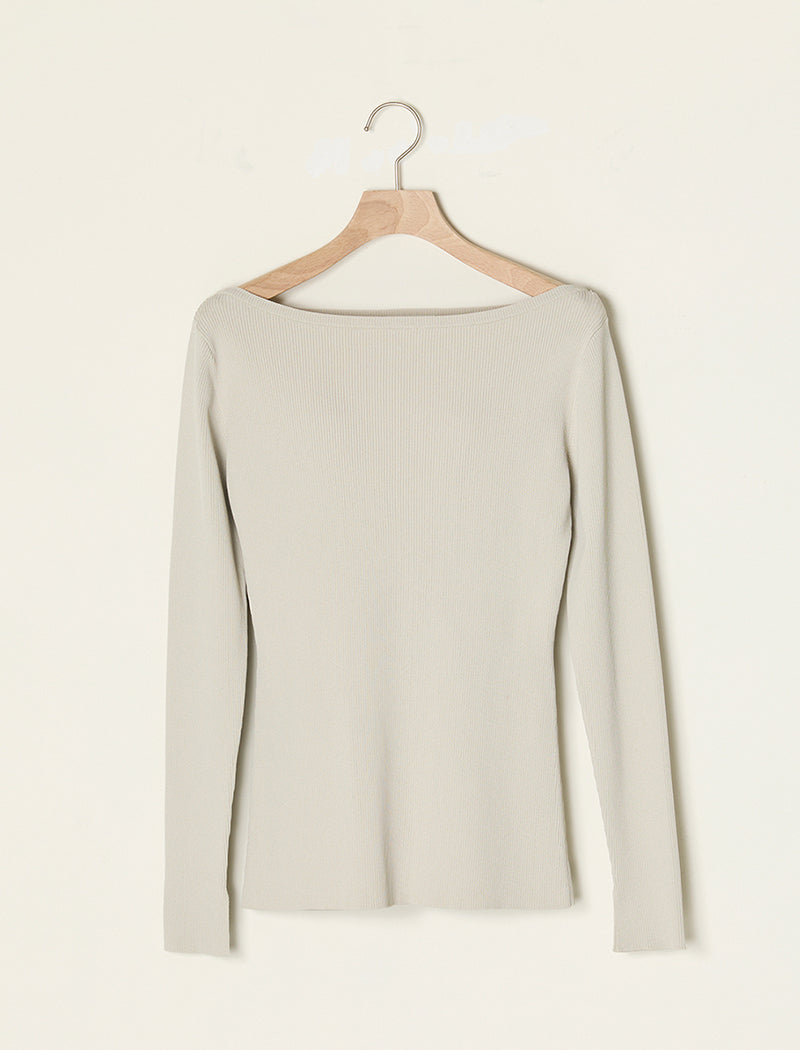 MAKE KNIT BOAT NECK