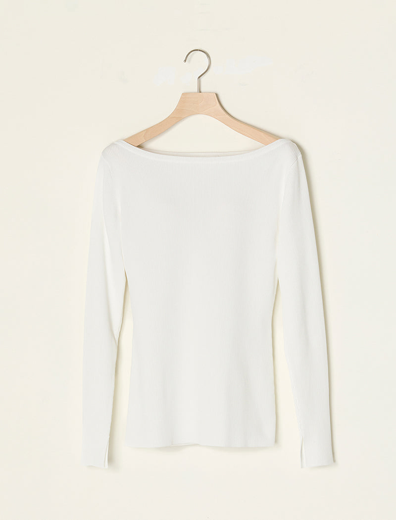 MAKE KNIT BOAT NECK