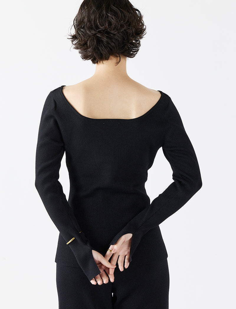 MAKE KNIT BOAT NECK