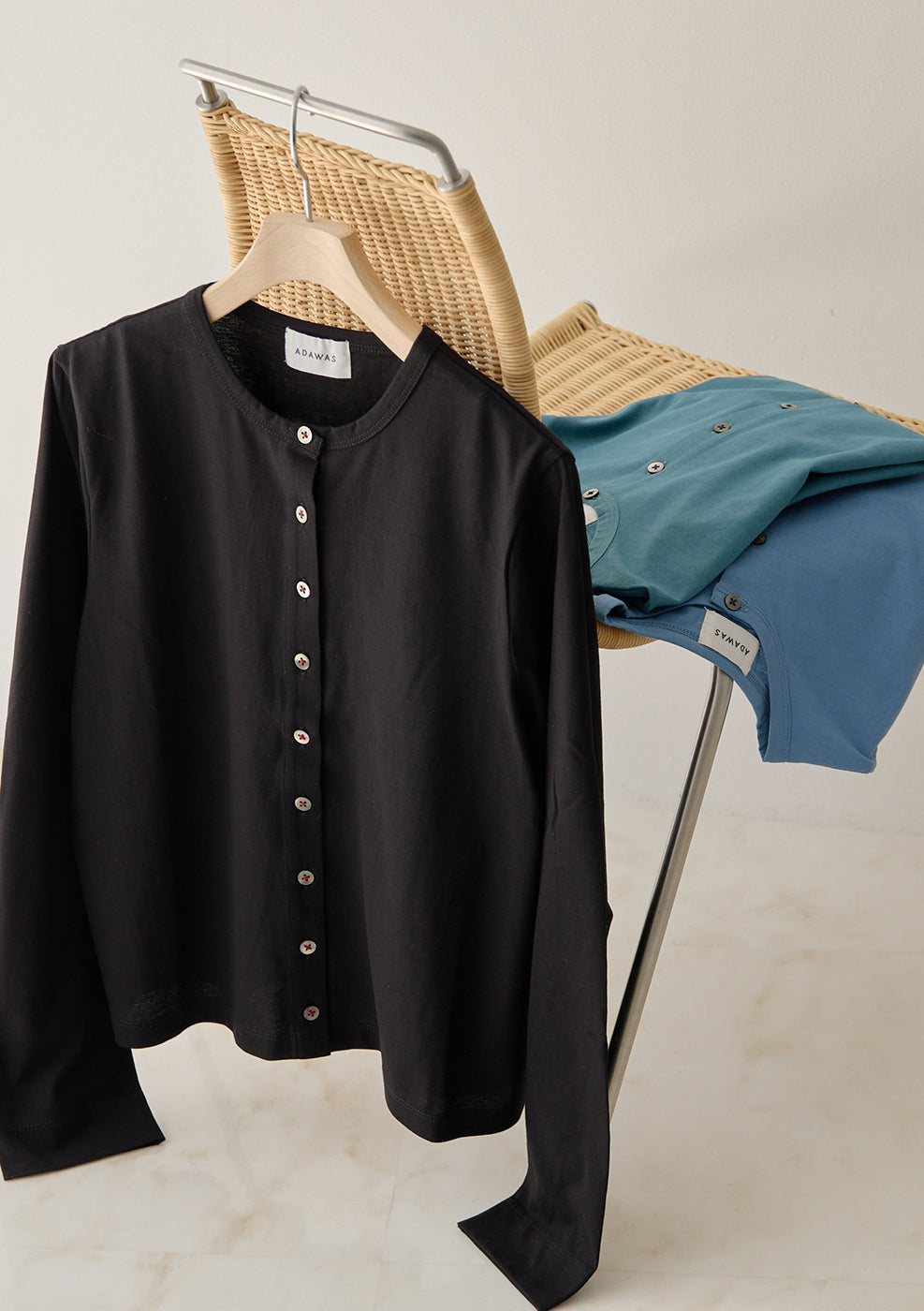 ADAWAS DRY JERSEY CARDIGAN｜ひんやり心地よい上品カーディガン