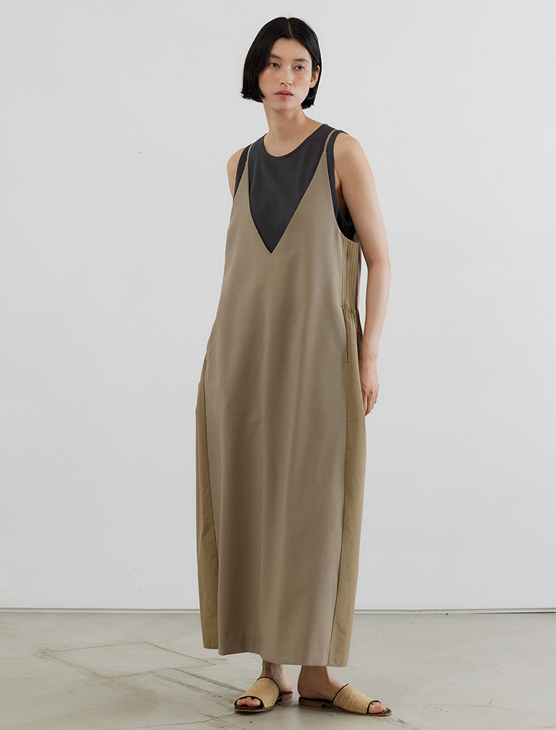 PINTUCK CAMI DRESS