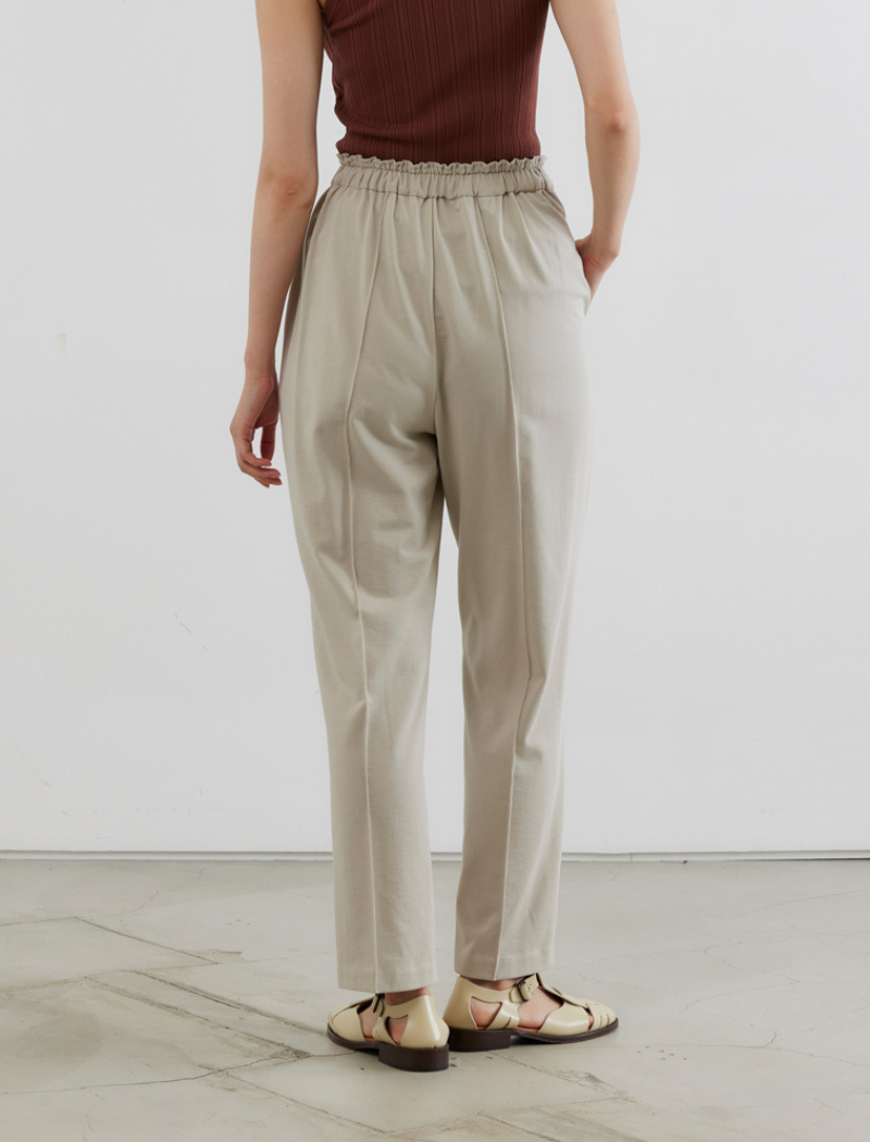 FRENCH TERRY TAPERED PANTS
