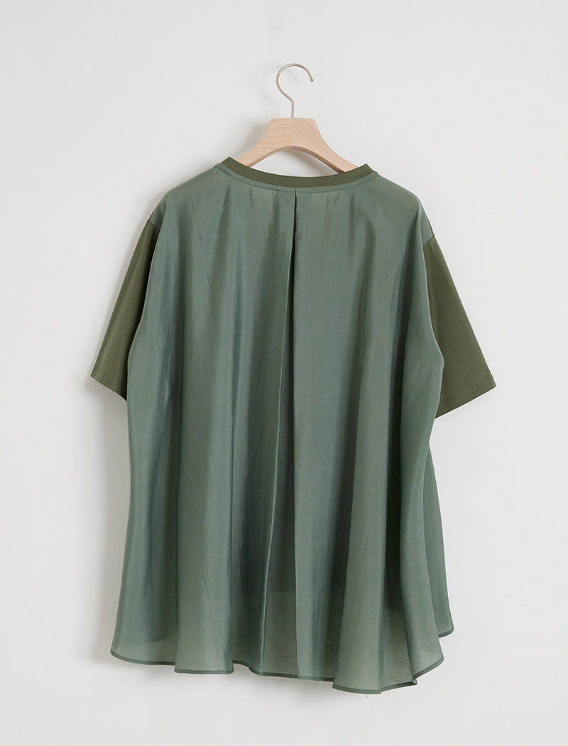 SILKET JERSEY FLARED TEE