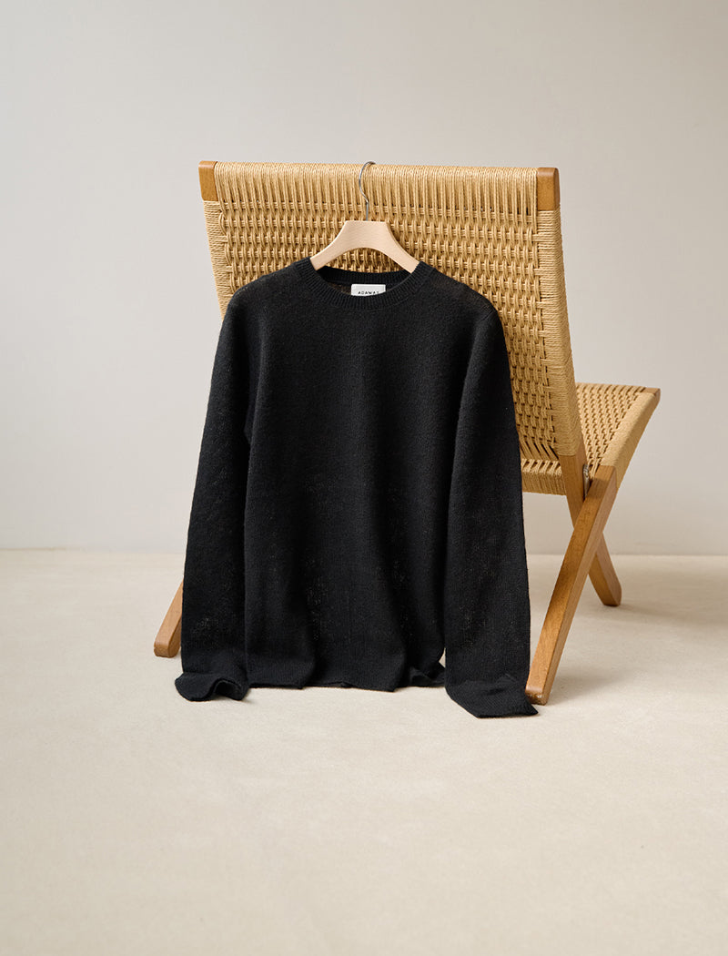 透明羊绒毛衣
