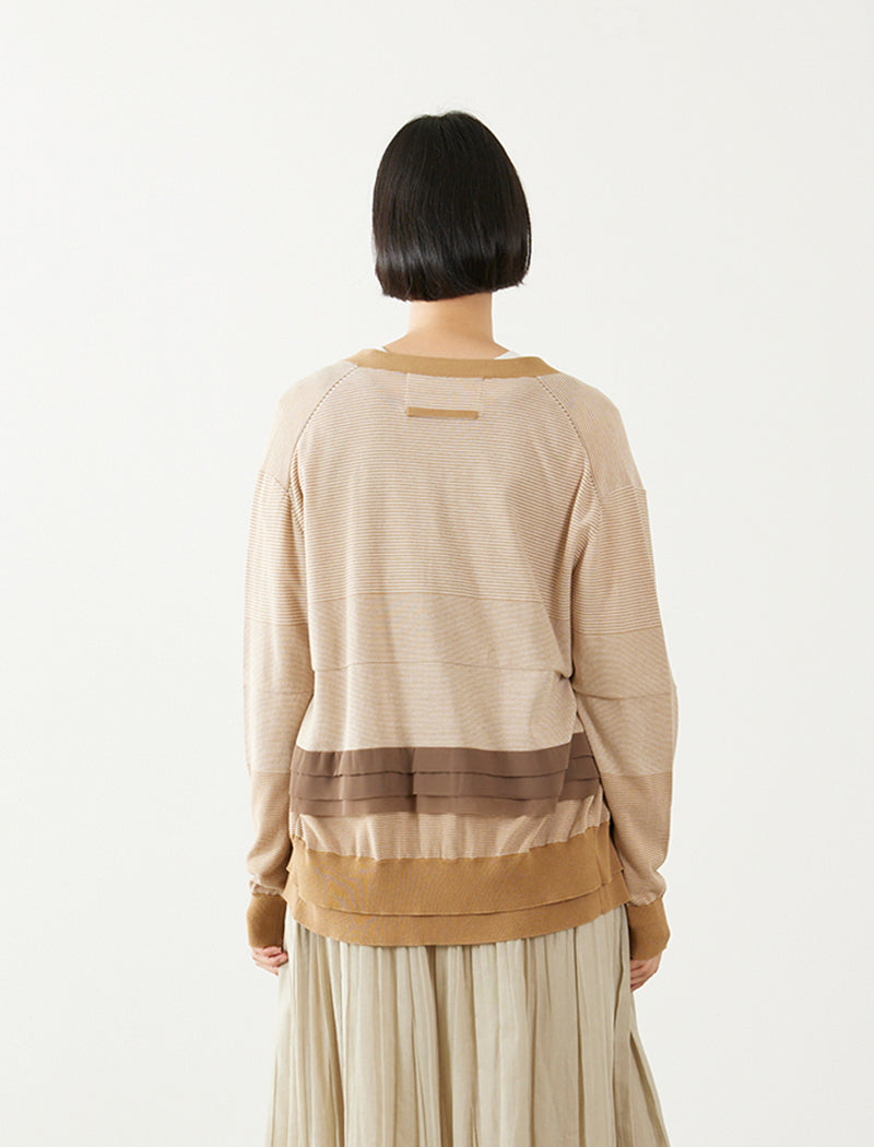 THIN STRIPE CARDIGAN