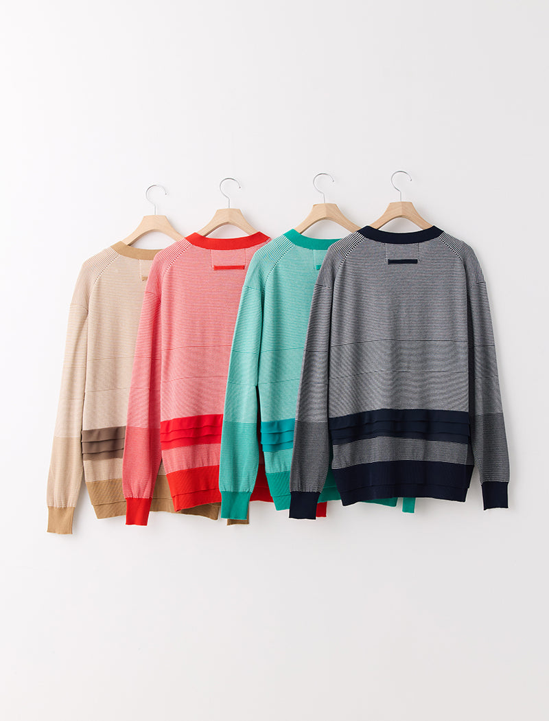 THIN STRIPE CARDIGAN