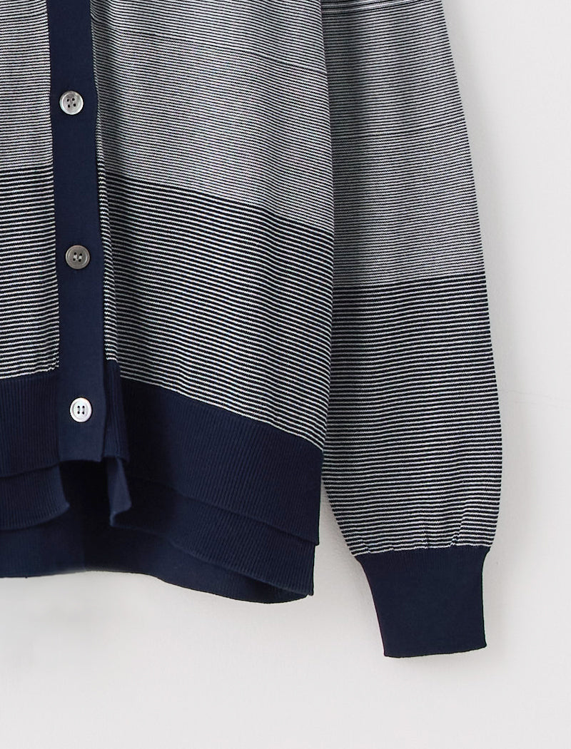 THIN STRIPE CARDIGAN