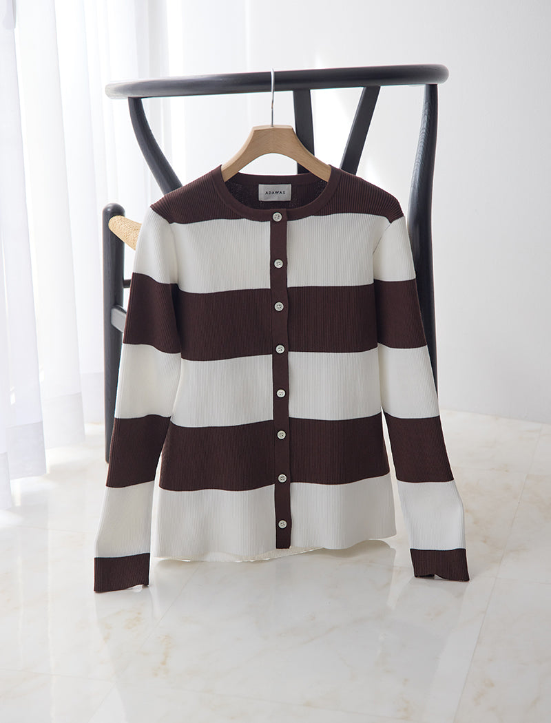 HEAVY RIB CARDIGAN