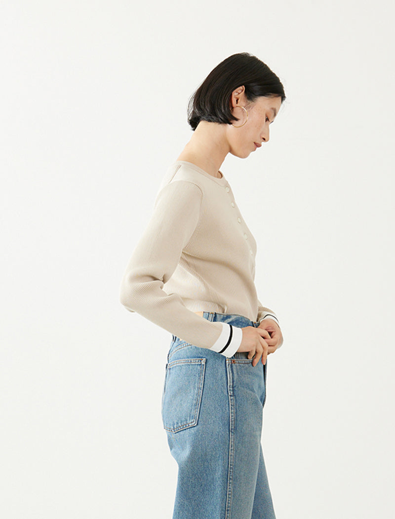 HEAVY RIB HENLEY