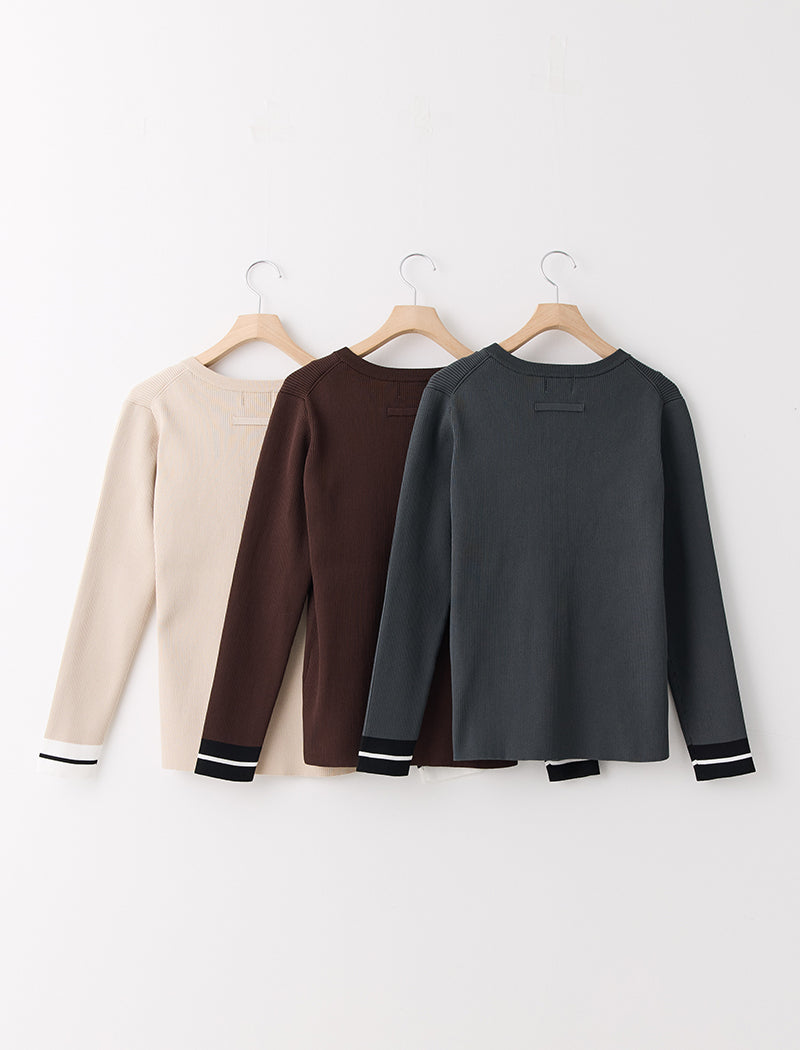 HEAVY RIB HENLEY