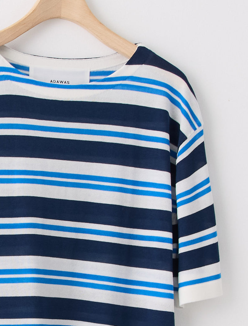 SILK BLEND KNIT TEE