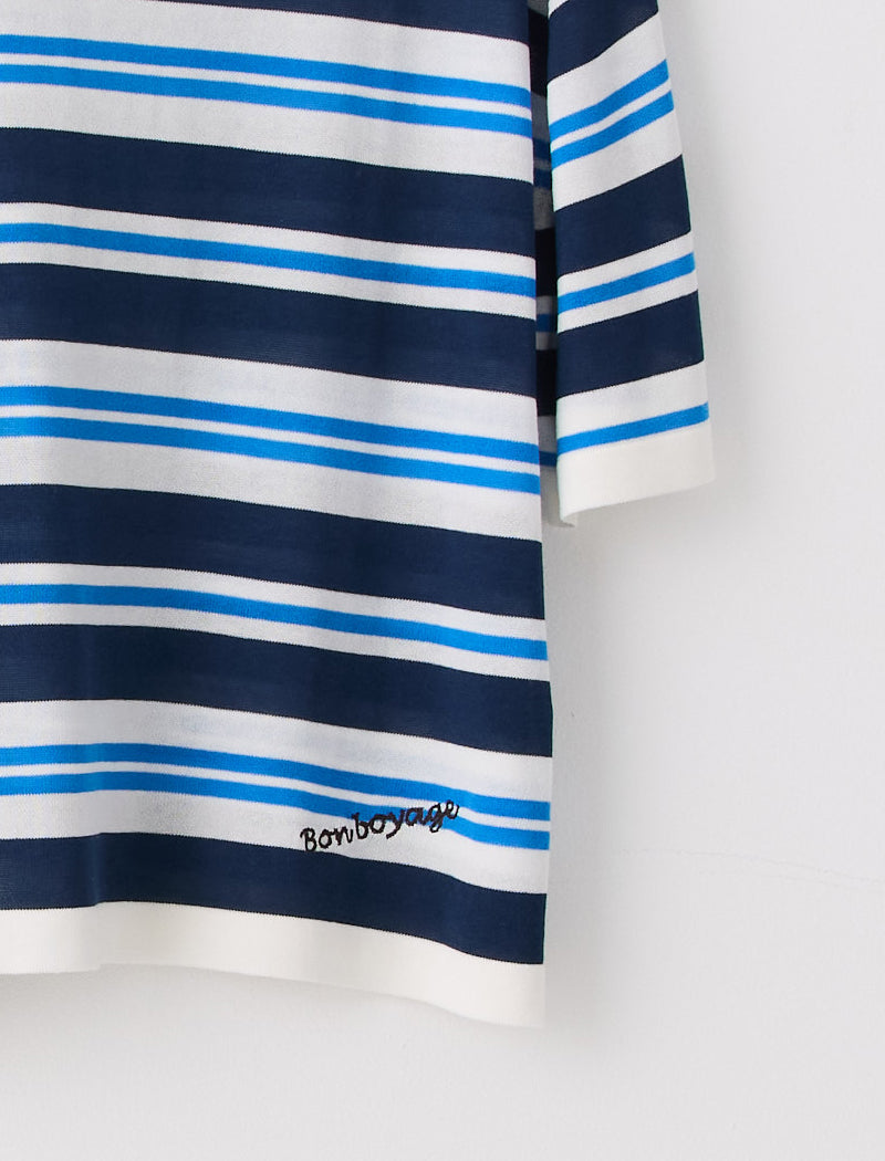 SILK BLEND KNIT TEE