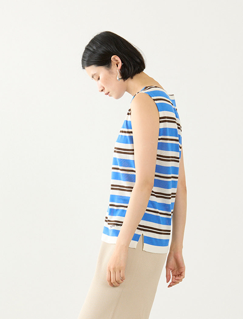 SILK BLEND KNIT SHELL