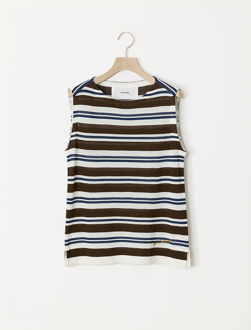 SILK BLEND KNIT SHELL