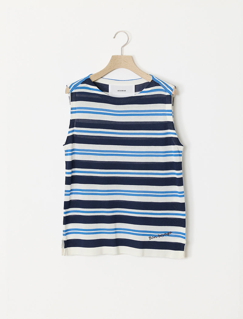 SILK BLEND KNIT SHELL