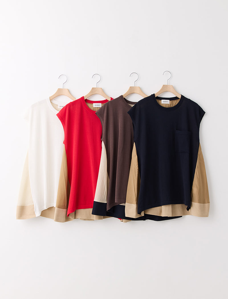 COTTON KNIT SHELL