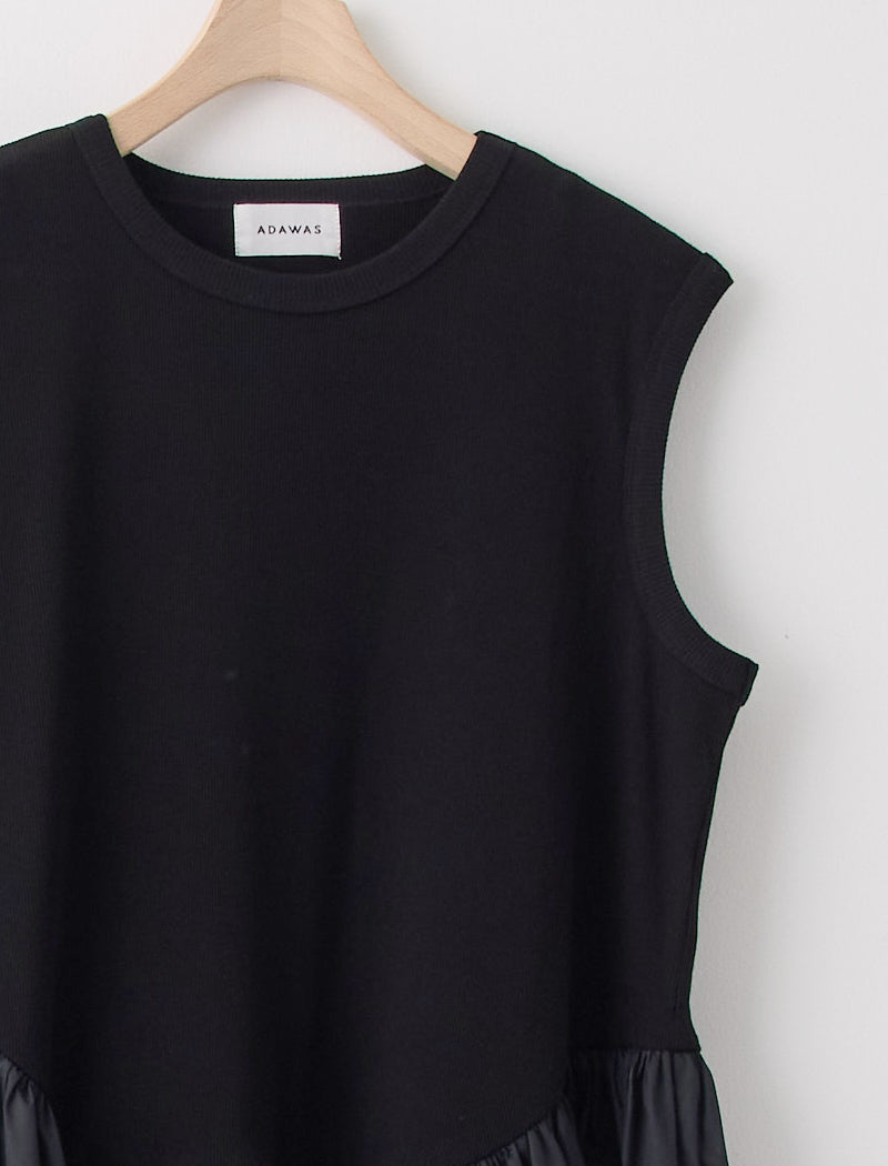 RIBBED JERSEY DRESS