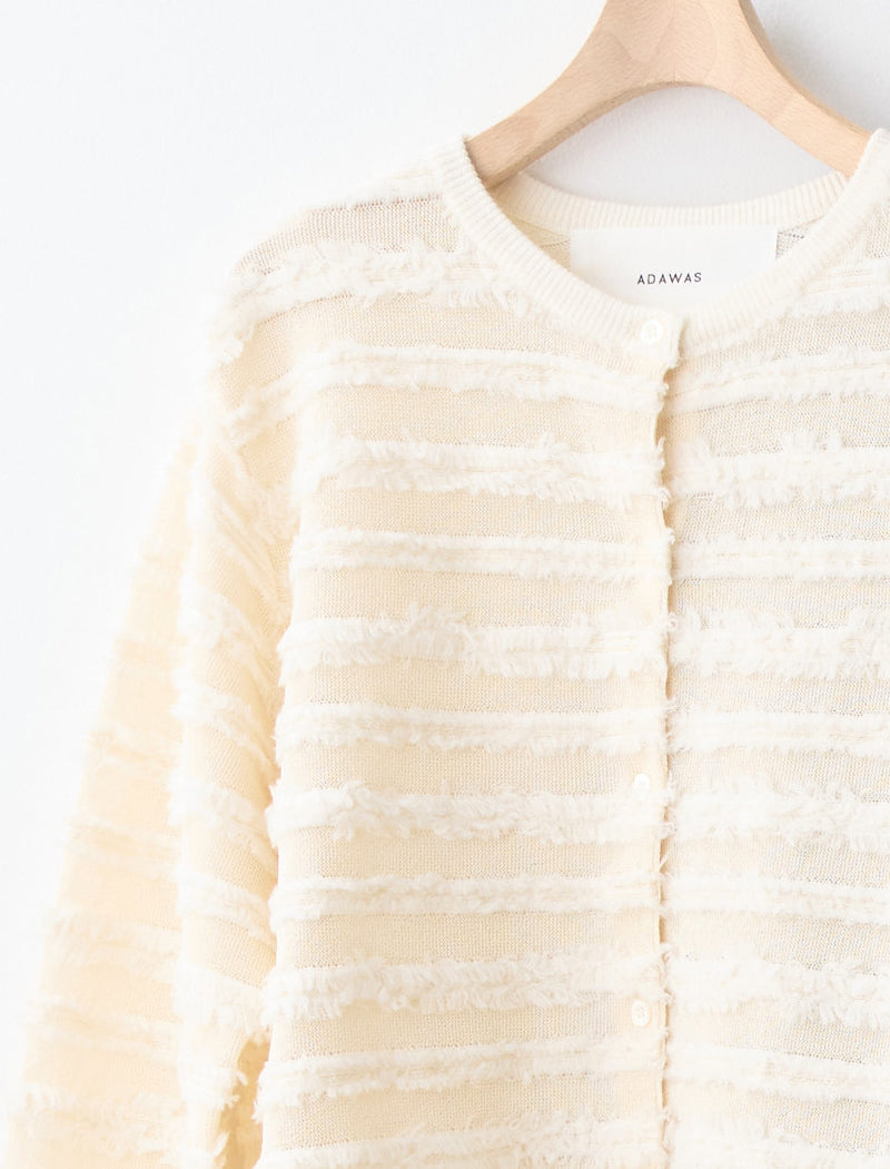 FRINGE KNIT CARDIGAN
