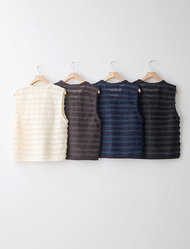 FRINGE KNIT VEST