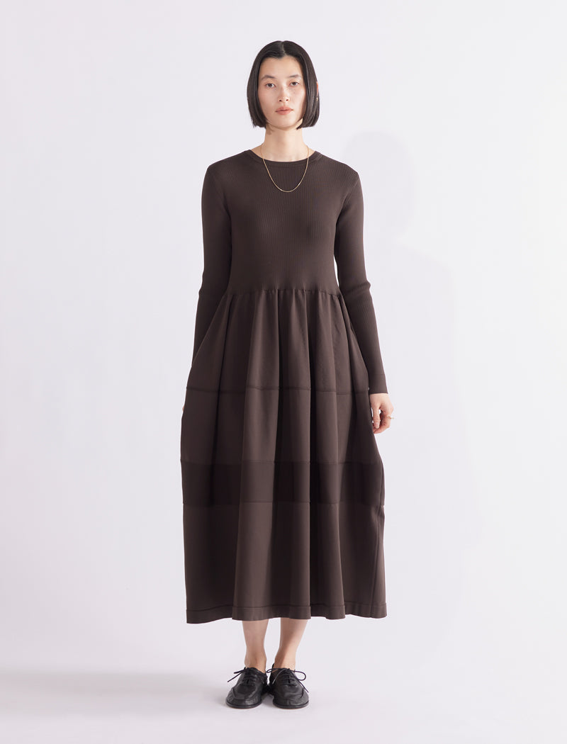 ECO-LIGHT GATHERED DRESS