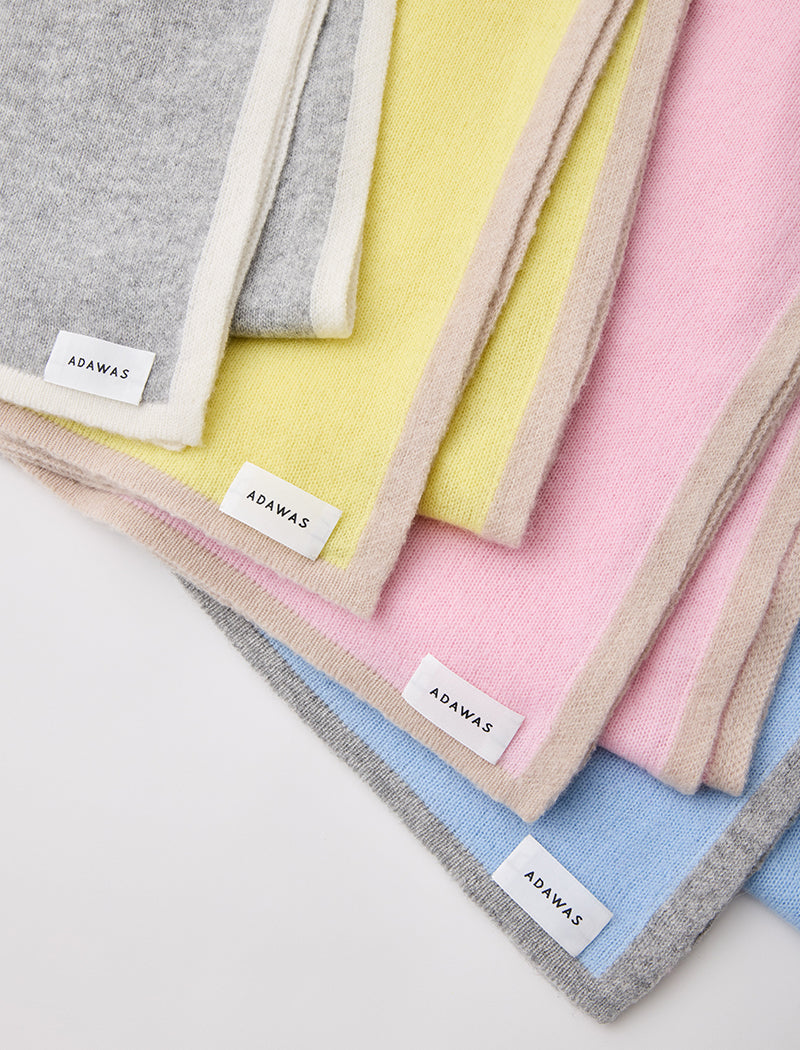 TRIMED CASHMERE STOLE