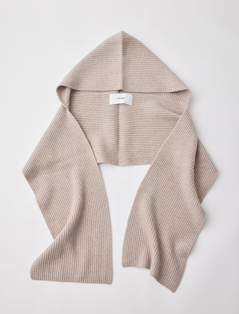 CASHMERE-BLEND HOODED STOLE